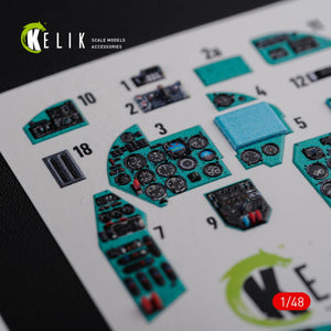 KELIK K48092 Mi-24D (Hind-D) interior 3D decals for Trumpeter kit 1/48 – imagen 5