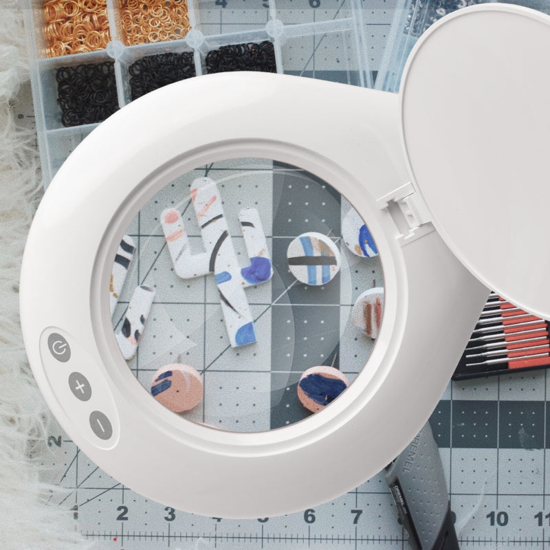 Lightcraft LC8070LED-EU LED Magnifier Lamp with Floor Stand / Lampa powiększająca LED z uchwytem podłogowym – imagen 4