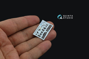 Quinta Studio QD72094 F-16A MLU 3D-Printed &amp;amp; colored Interior on decal paper (Revell) 1/72 – image 2