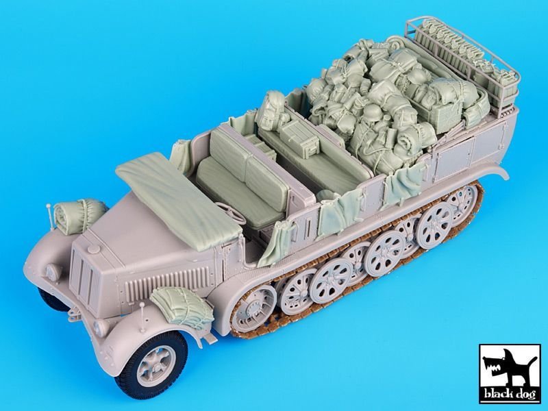 Black Dog T35072 Sd.Kfz 8 big accessories set 1/35 – immagine 5