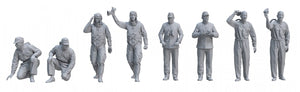 Border Model BR-006 IJN Carrier Crew Pilots &amp;amp; Officers x 8 resin figures 1/35 – Bild 2