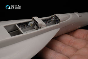 Quinta Studio QD48050 F/A-18F early 3D-Printed &amp;amp; coloured Interior on decal paper (Hasegawa) 1/48 – immagine 11