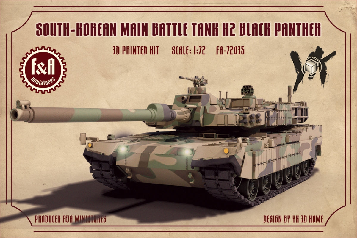 F&amp;A Miniatures FA-72035 K2 Black Panther 1/72