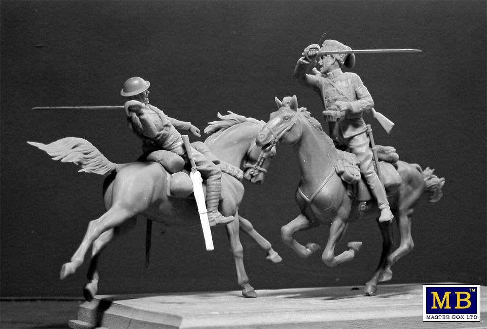 Master Box 35184 British and German Cavalrymen, WWI era – immagine 6