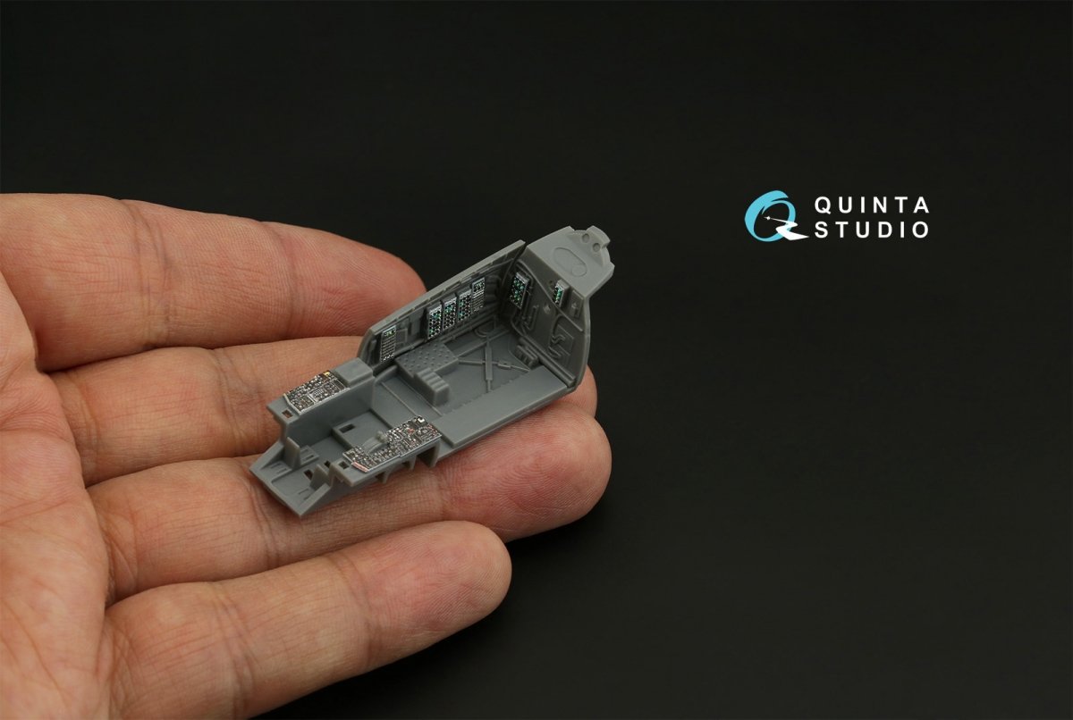 Quinta Studio QD72068 F-15C Late/F-15J Late 3D-Printed &amp;amp; coloured Interior on decal paper (GWH) 1/72 – imagen 5