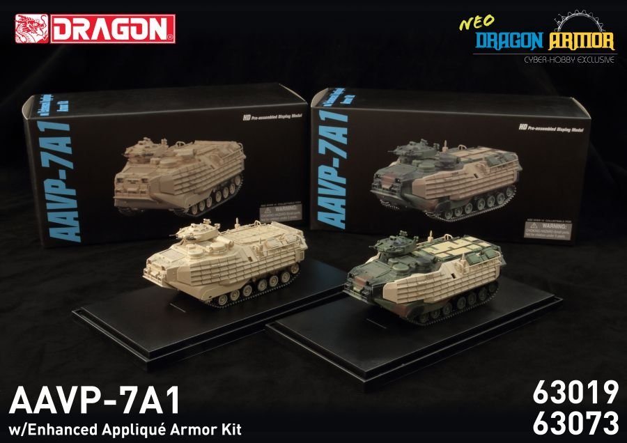 Dragon Armor 63019 AAVP-7A1 w/Enhanced Applique Armor Kit 1/72 – imagen 6