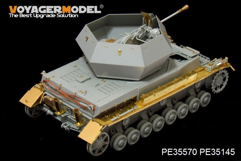 Voyager Model PE35570 WWII German FlakPanzer IV Ostwind For DROGON 6550 1/35 – imagen 4
