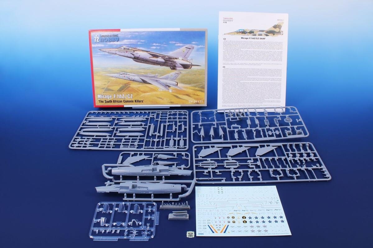 Special Hobby 72435 Mirage F.1AZ/CZ The South African Commie Killers 1/72 – imagen 2