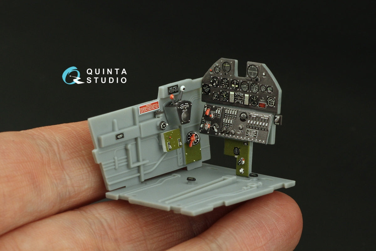 Quinta Studio QD32214 P-40M WarHawk 3D-Printed coloured Interior on decal paper (Trumpeter) 1/32 – Bild 9