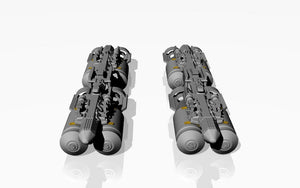 Armory Models ACA4810c MZBD-4UT w/ 4x OFAB-100-120 Soviet high-explosive bombs, resin ordnance set w/ PE parts 1/48 – immagine 3