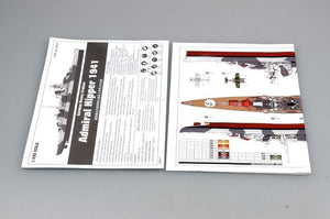 Trumpeter 05317 Croiseur allemand Admiral Hipper 1941 (1/350) – image 2