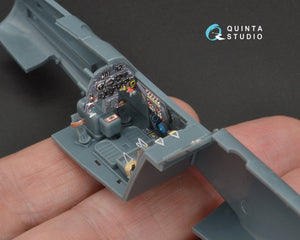Quinta Studio QD48094 Bf 109G-6 3D-Printed &amp;amp; coloured Interior on decal paper (for Eduard kit) 1/48 – imagen 6