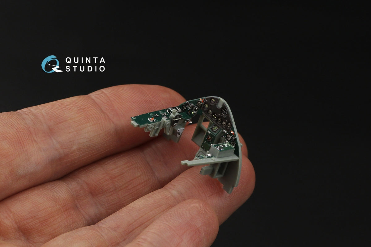 Quinta Studio QD48538 F4F-4 Wildcat 3D-Printed &amp;amp; coloured Interior on decal paper (Academy) 1/48 – imagen 10