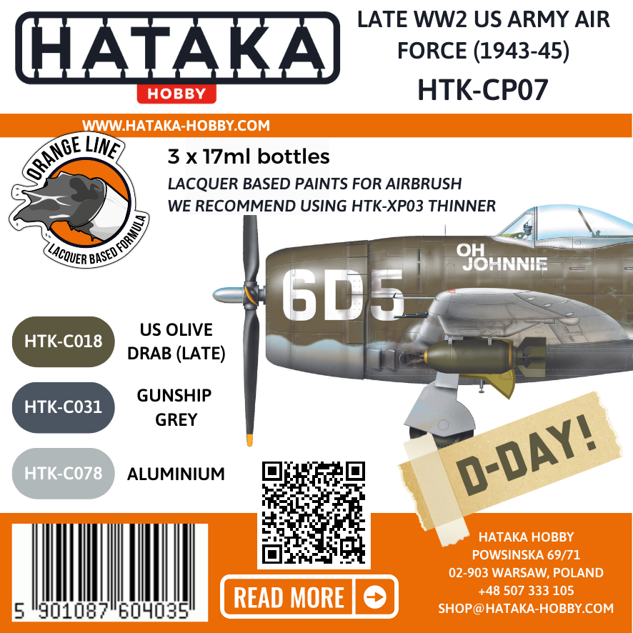 Hataka Hobby HTK-CP07 Late WW2 US Army Air Force (1943-45) – imagen 2