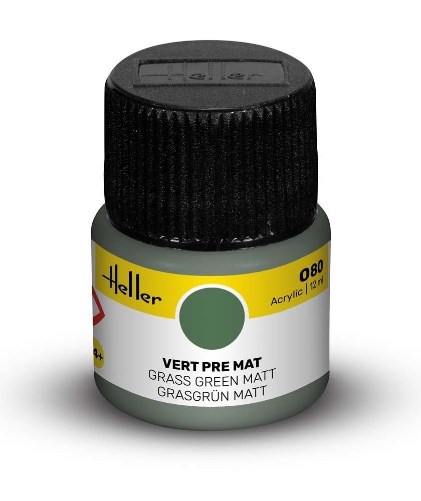 Heller 9080 080 Vert Herbe - Mat 12 ml