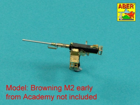 Aber 35L-091 Early barrel to U.S. cal .50 (12,7mm) heavy machine gun Browning M2 HB 1/35 – imagen 25