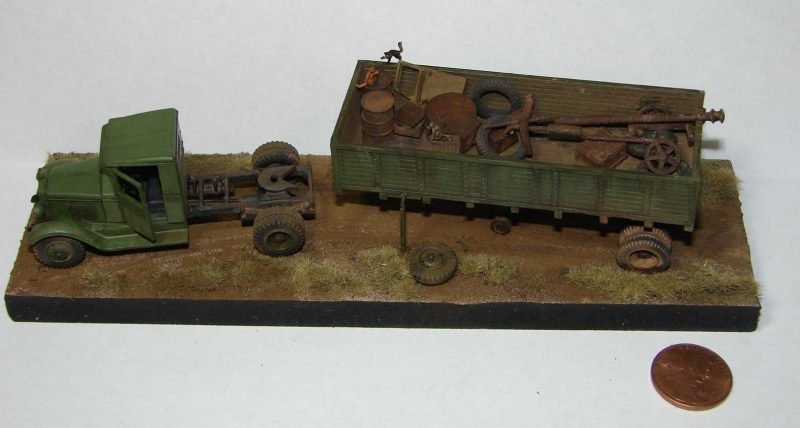 PST 72063 ZiS-10 Tractor with semi-trailer 1/72 – Bild 2