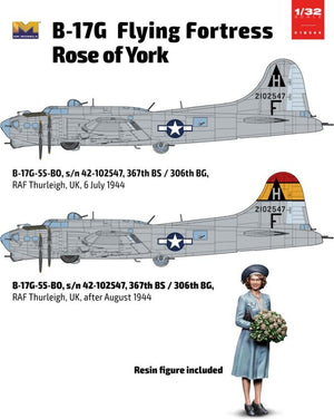 HK Models 01E044 B-17G Flying Fortress Rose of York Limited Edition 1/32 – imagen 2