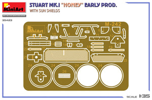 MiniArt 35423 Stuart Mk.I “Honey” Early Prod. w/Sun Shields 1/35 – imagen 3
