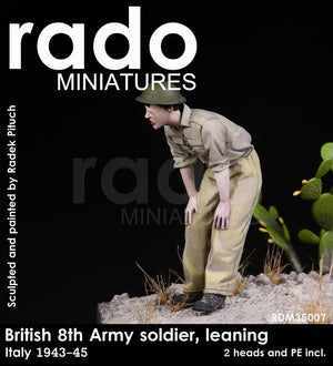 RADO Miniatures RDM35007 8e armée britannique Italie 1943-45 PE et pièces supplémentaires incluses (1/35)