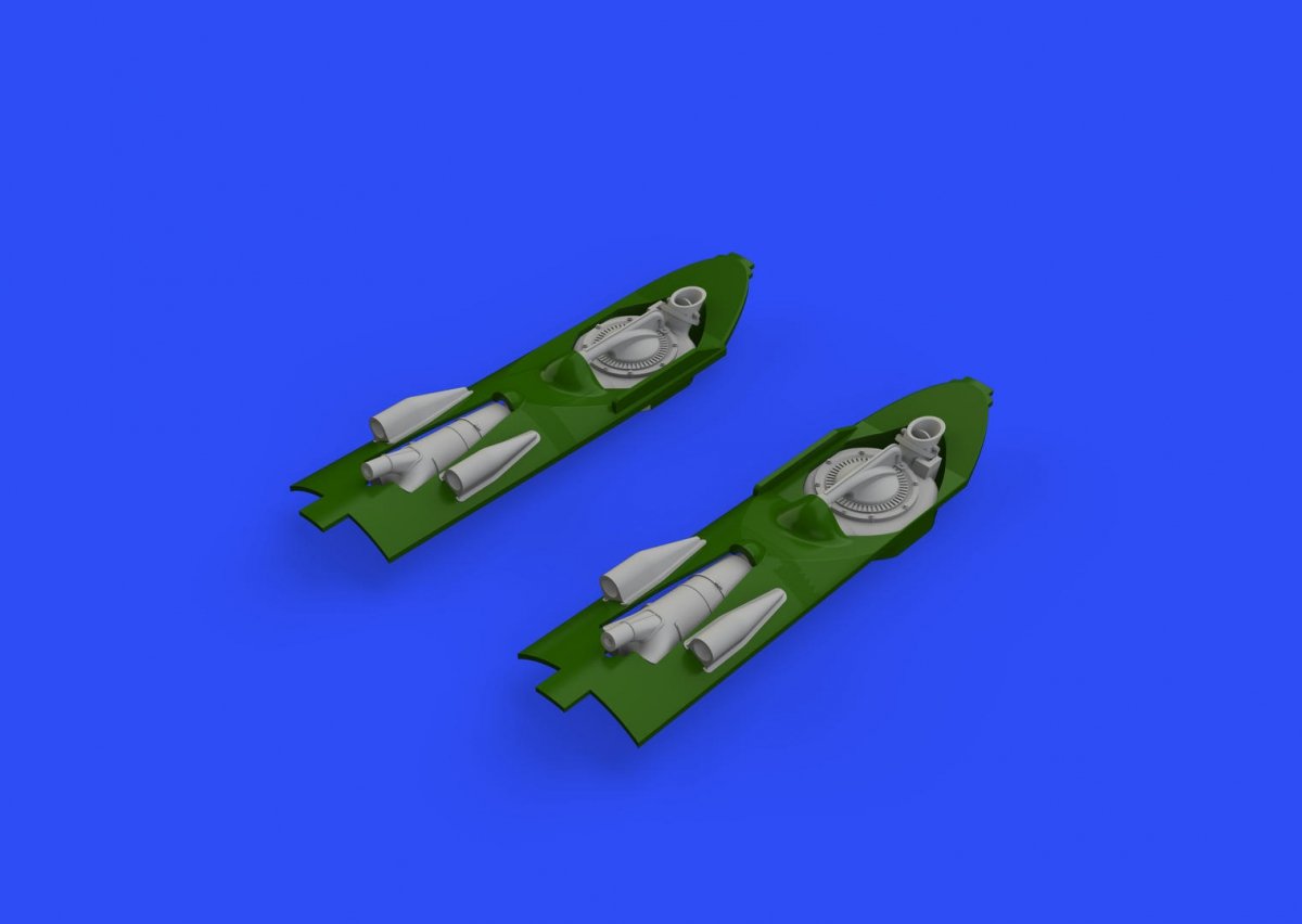 Eduard 648519 P-38F/ G superchargers 1/48 TAMIYA – immagine 3