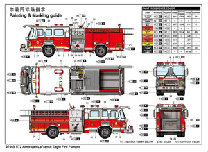 Trumpeter 07445 American LaFrance Eagle Fire Pumper 1/72 – zdjęcie 3