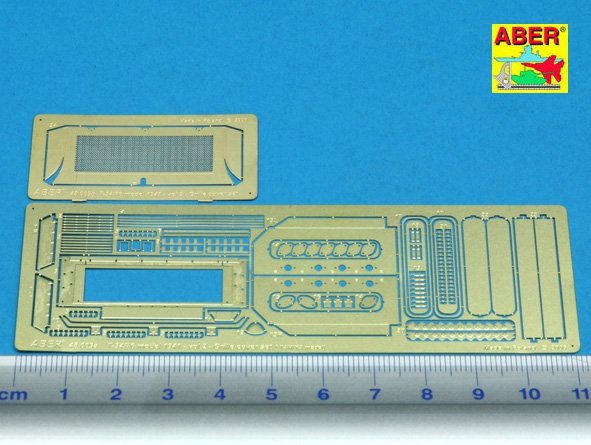 Aber 48009 Russian medium tank T-34/76 1941 model - vol. 2 - additional set - grille cover 1/48 – immagine 2