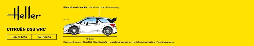 Heller 56758 Citroen DS3 WRC - Starter Kit 1/24 – imagen 6