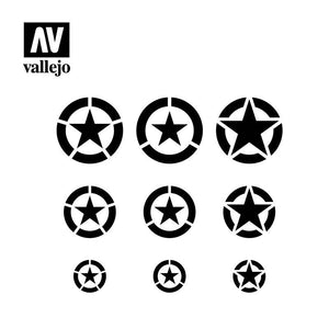 Vallejo ST-AIR004 USAF Markings Stencil 1/32, 1/48, 1/72 – image 2