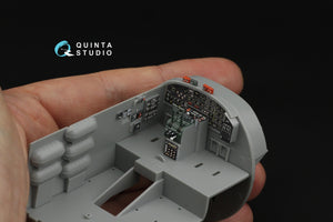 Quinta Studio QDS-48542 Boeing B-17F 3D-Printed &amp;amp; coloured Interior on decal paper (HK models, Eduard) (small version) 1/48 – imagen 14