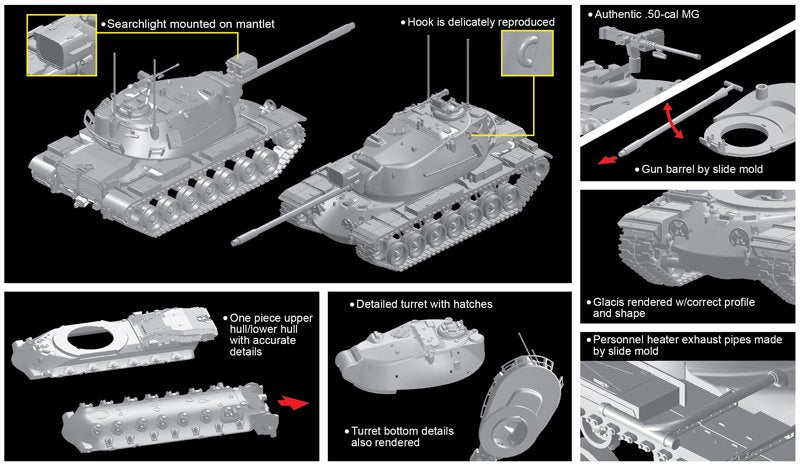 Dragon 7523 M103A2 Char lourd 1/72 – image 3