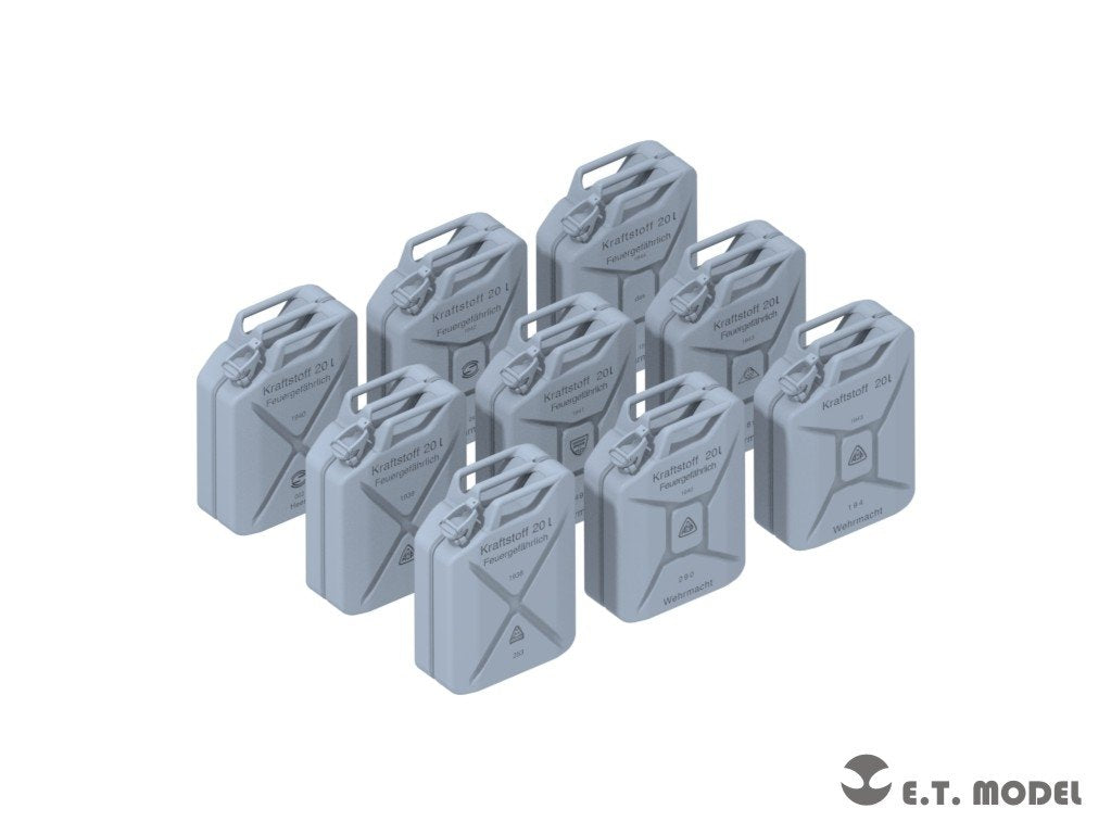 ET Model P72-001 WWII German 20L JERRY CANS SET (3D Print) 1/72 – image 2