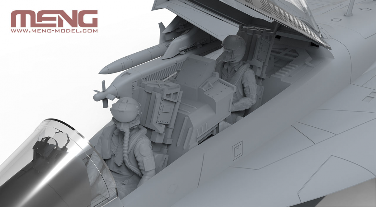 Meng LS-019 Boeing EA-18G Growler Electronic Attack Aircraft Yellow Jackets 1/48 – imagen 10