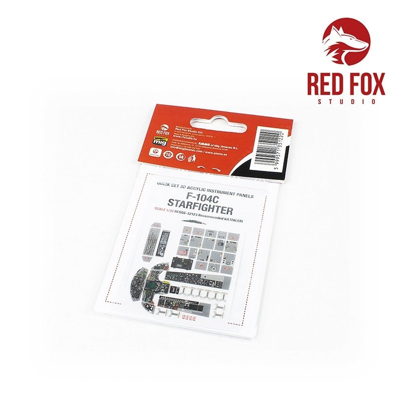 Red Fox Studio QS-32123 F-104C Starfighter (for Italeri kit) 1/32 – imagen 2