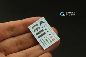 Quinta Studio QD72093 Ta 152C/H 3D-Printed &amp;amp; coloured Interior on decal paper (Dragon) 1/72 – imagen 4