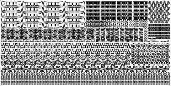 Pontos 37034FB USS BB-63 Missouri 1945 Advanced Detail Up Set for Hobbyboss Kit (Deck Blue 20B stained wooden deck) 1/350 – imagen 33