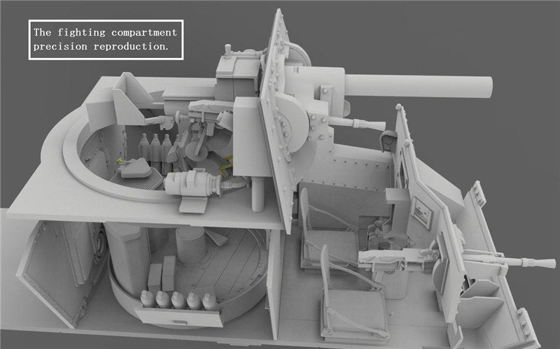 Gecko Models 35GM0001 CRUISER TANK MK.II ACS AVEC INTÉRIEUR (1/35) – image 12