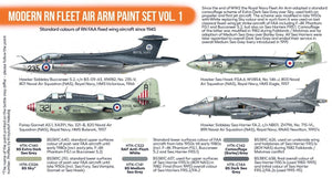 Hataka HTK-CS113 Modern RN Fleet Air Arm Paint Set Vol. 1 (6x17ml) – immagine 3
