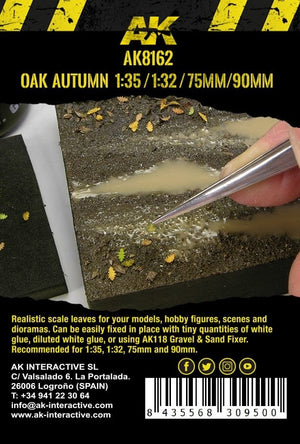 AK Interactive AK8162 OAK AUTUMN LEAVES 75MM / 90MM 1/32 1/35 – imagen 3