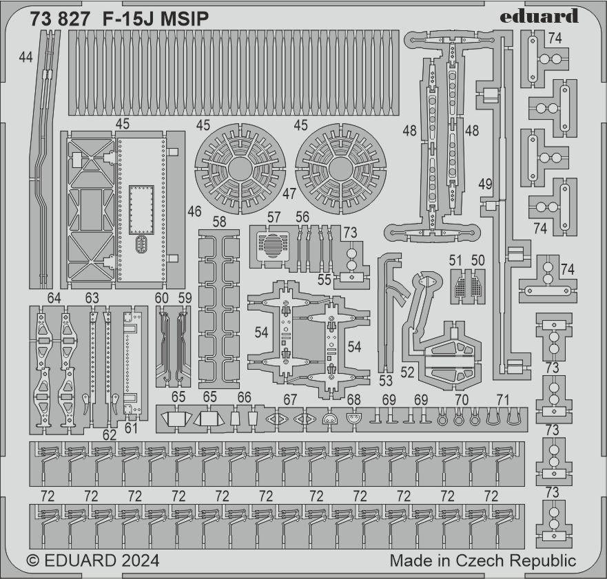 Eduard 73827 F-15J MSIP FINE MOLDS 1/72 – imagen 2