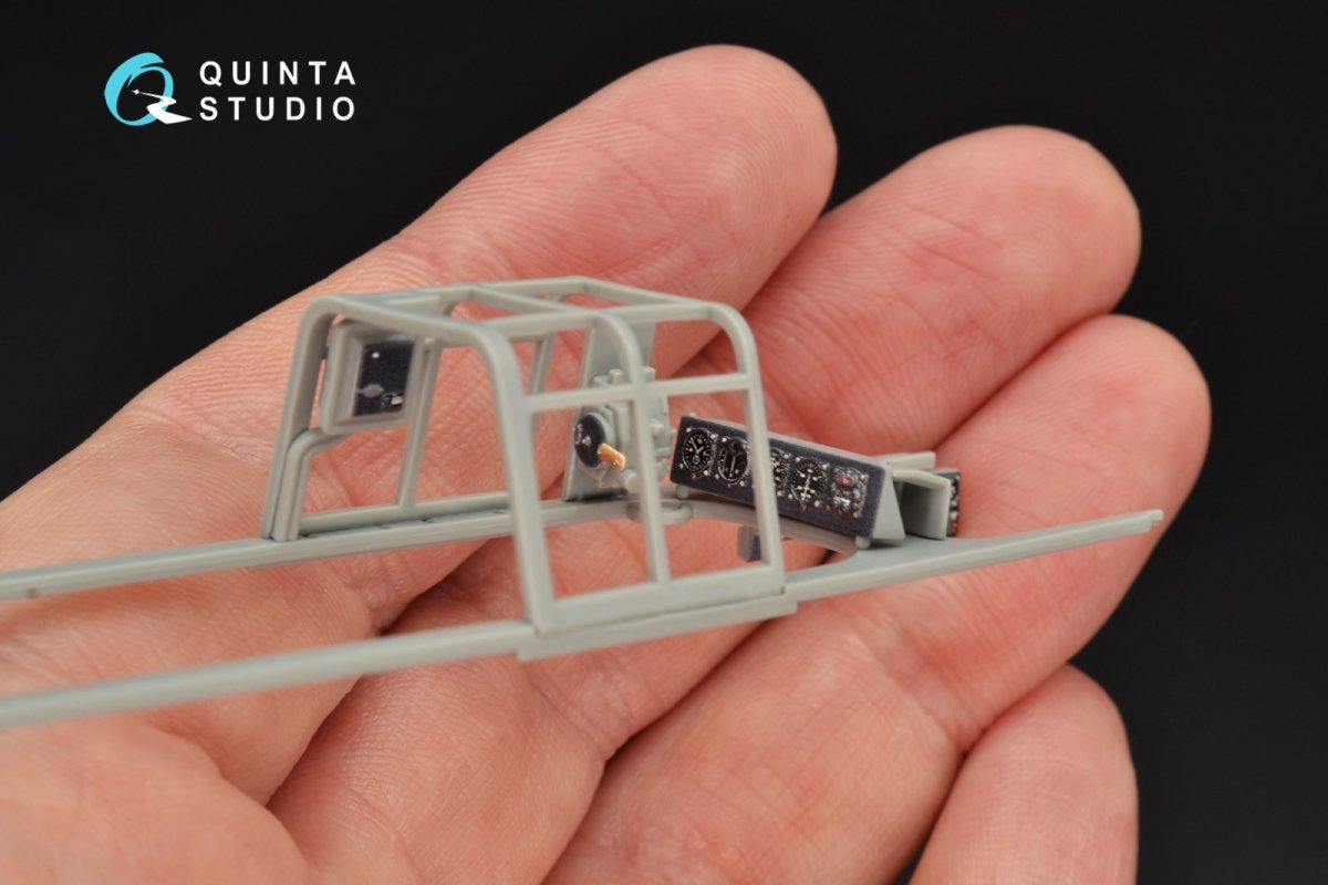 Intérieur imprimé en 3D et coloré sur papier décalcomanie Quinta Studio QD32063 Bf 110C/D (pour maquette Dragon) 1/32  – image 10