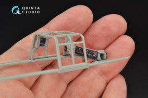 Intérieur imprimé en 3D et coloré sur papier décalcomanie Quinta Studio QD32063 Bf 110C/D (pour maquette Dragon) 1/32  – image 10