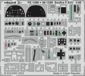Eduard 491399 Seafire F. XVII Airfix 1/48