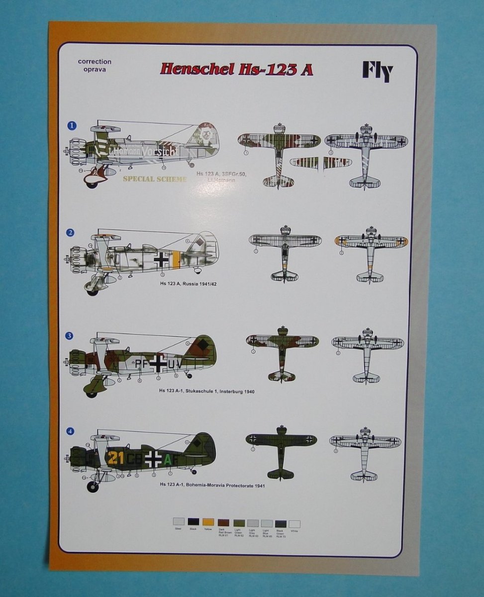 Fly 72008 Henschel Hs-123 A 1/72 – image 5