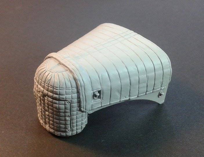 Panzer Art RE35-427 ZiL 157 engine deck with canvas cover (Trumpeter kit) 1/35