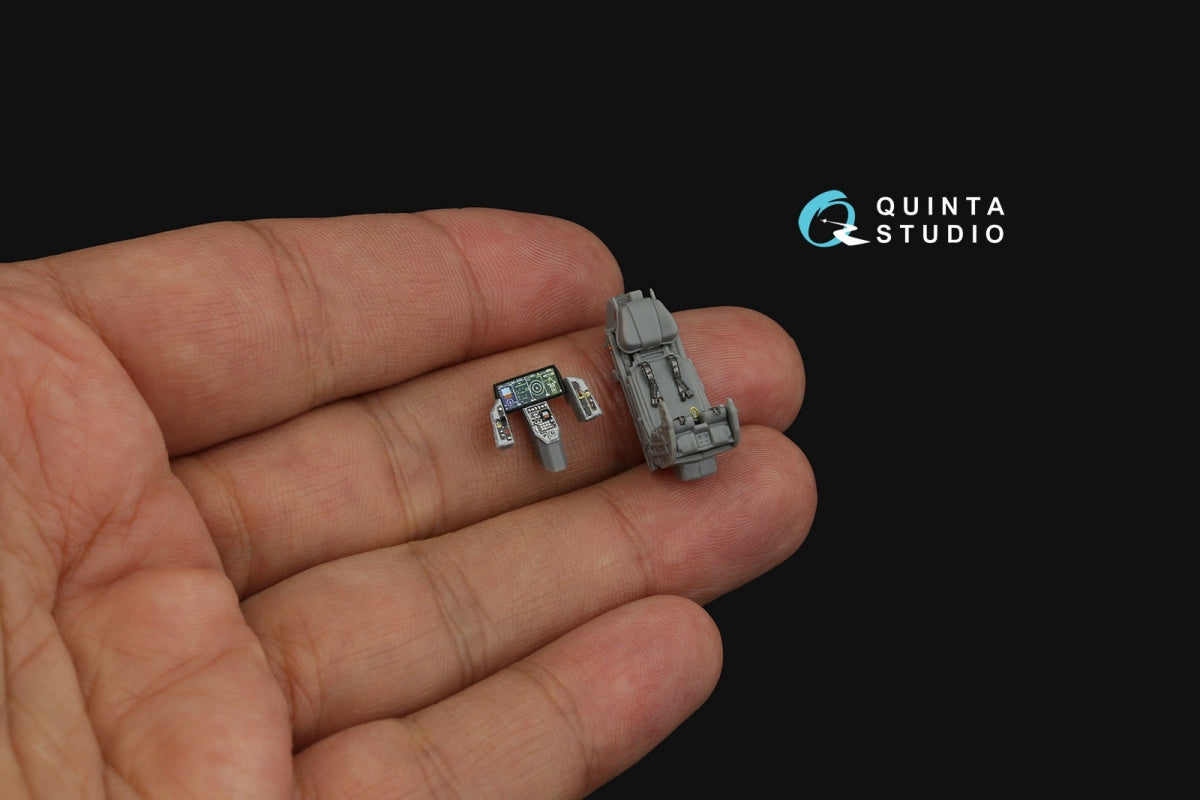 Quinta Studio QD72051 F-35A Lighting II 3D-Printed &amp;amp; coloured Interior on decal paper (Tamiya) 1/72 – imagen 3