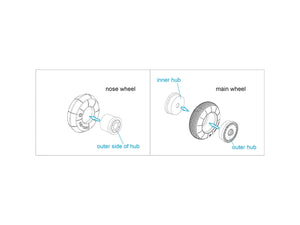 Quinta Studio QT48024 Ka-52 Wheels with separate hubs and weighted tires (Zvezda) 1/48 – imagen 6