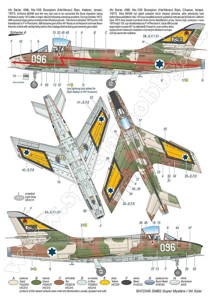 Special Hobby 72345 SMB-2 Super Mystère &amp;#39;Sa’ar – Israeli Storm in the Sky&amp;#39; 1/72 – imagen 4