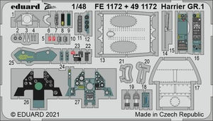 Eduard BIG49292 Harrier GR.1 KINETIC 1/48 – Bild 5