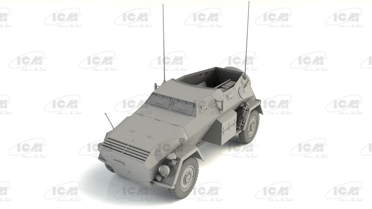 ICM 35110 Sd.Kfz. 247 Ausf.B, German Command Armoured Vehicle 1/35 – Bild 2